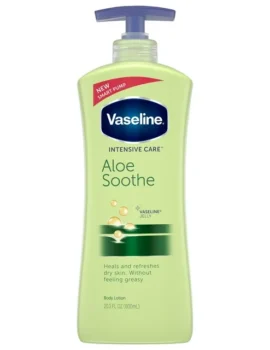 Vaseline Intensive Care Soothing Hydration Non Greasy Women’s Body Lotion Dry Skin, 20.3 fl oz